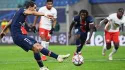 A Di María le atajaron un penal en RB Leizpig-Paris Saint-Germain