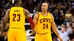 LeBron James y Richard Jefferson