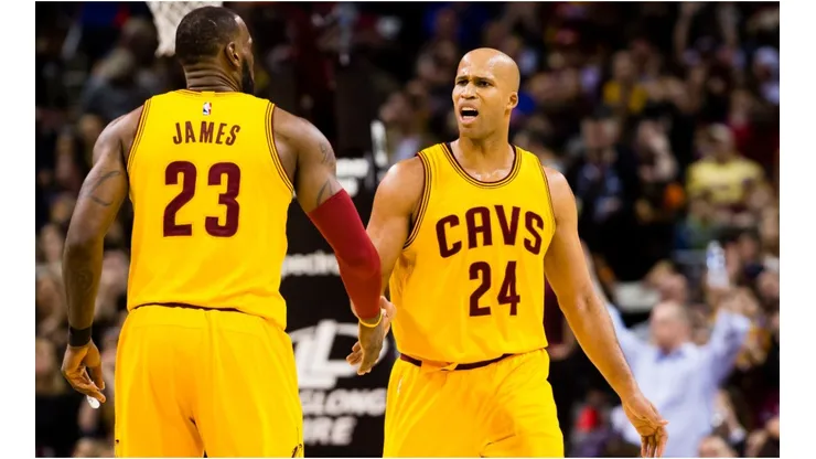 LeBron James y Richard Jefferson