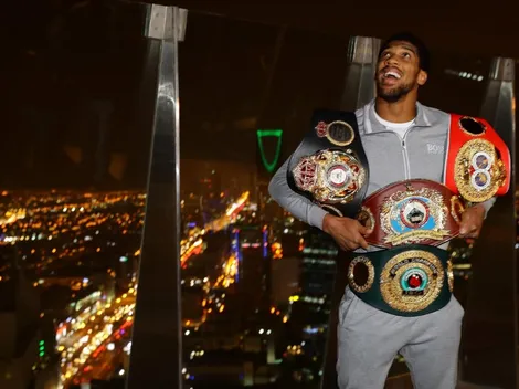 Anthony Joshua ya apuntó a otro rival por si no hay unificación con Tyson Fury