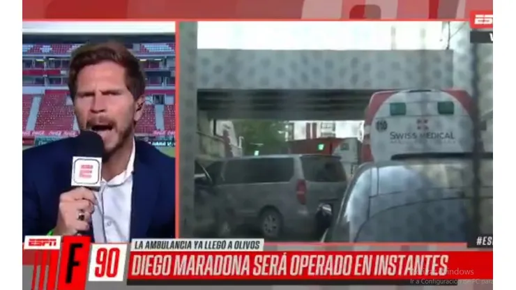 La fuerte reflexión de Vignolo al aire: "Lo están matando a Maradona"