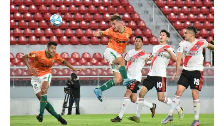 Banfield se lo dio vuelta a River: Galoppo puso el 2-1 de cabeza
