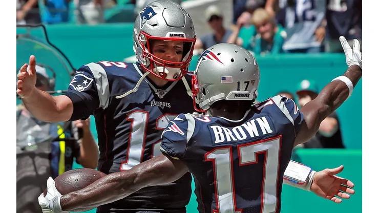 Brady y Brown, amigos desde la época de New England Patriots