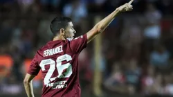 Ignacio Fernández con su tradicional dorsal 26.