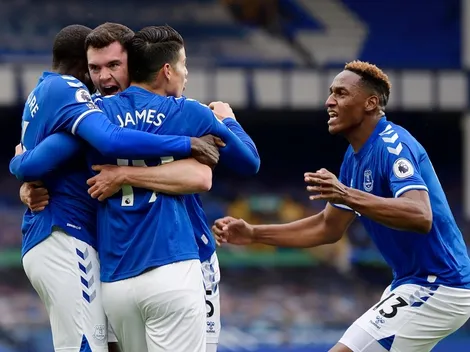 Yerry Mina se rindió a los pies de James: "Es un profesional de 10"