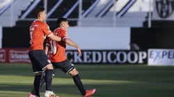 El festejo de los jugadores de Independiente