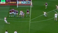 A lo Riquelme: Ward-Prowse metió doblete de tiro libre