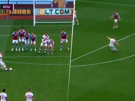 A lo Riquelme: Ward-Prowse metió doblete de tiro libre