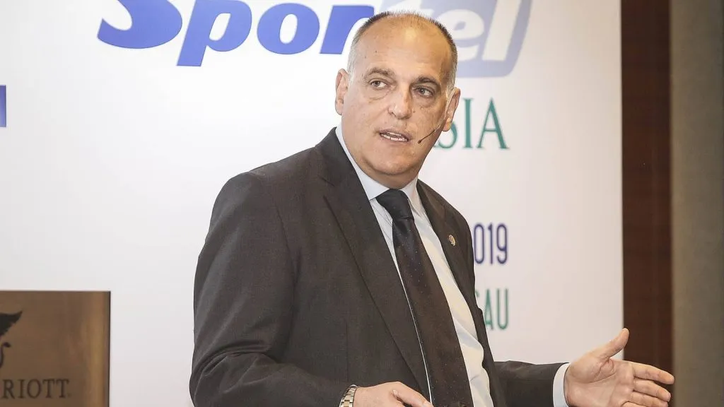 Javier Tebas, presidente de LaLiga y principal promotor de la demanda contra FIFA: IMAGO
