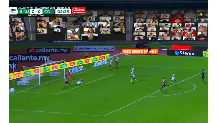 Chivas y Pumas arrancaron encendidos: dos goles en 12 minutos
