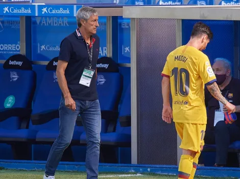 Quique Setién: "Messi es difícil de gestionar"