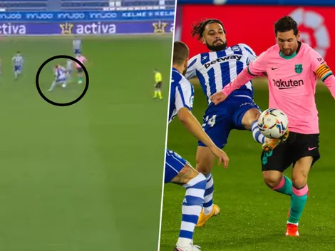 Video: Messi sacó a relucir toda su magia con un caño espectacular