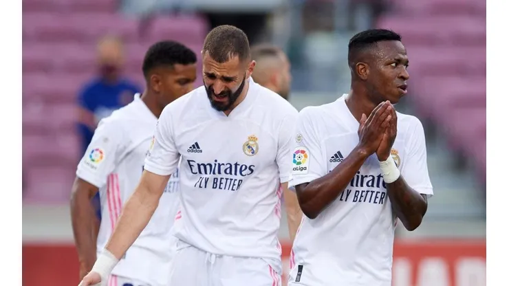 Para arreglar el error: la historia que subió Benzema con Vinicius Junior