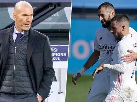 Zidane habló sobre el festejo de gol sin emoción de Hazard
