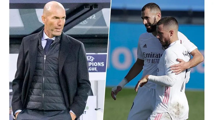 Zidane habló sobre el festejo de gol sin emoción de Hazard