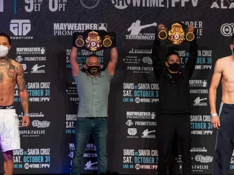 Gervonta Davis cumplió con el peso y enfrentará a Leo Santa Cruz
