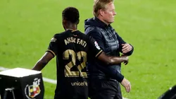 El llamado de atención de Koeman para Ansu Fati: "Lo hablé con él"