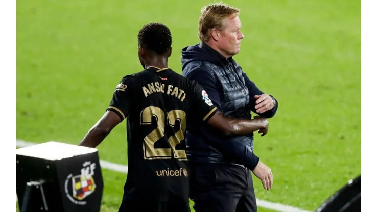 El llamado de atención de Koeman para Ansu Fati: "Lo hablé con él"