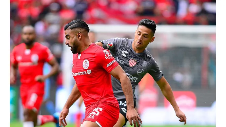 Necaxa vs. Toluca por la Liga MX (Foto: Jam Media)