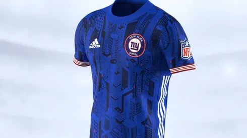 Las jerseys modo fútbol de los Giants inspirada en Nueva York