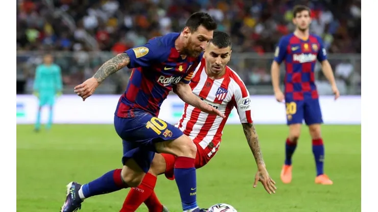 Lionel Messi contra Atlético de Madrid.