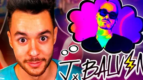 The Grefg y J Balvin jugando juntos Fortnite.