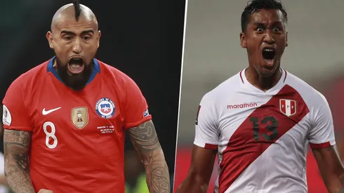 Chile vs. Perú (Fotos: Getty Images)