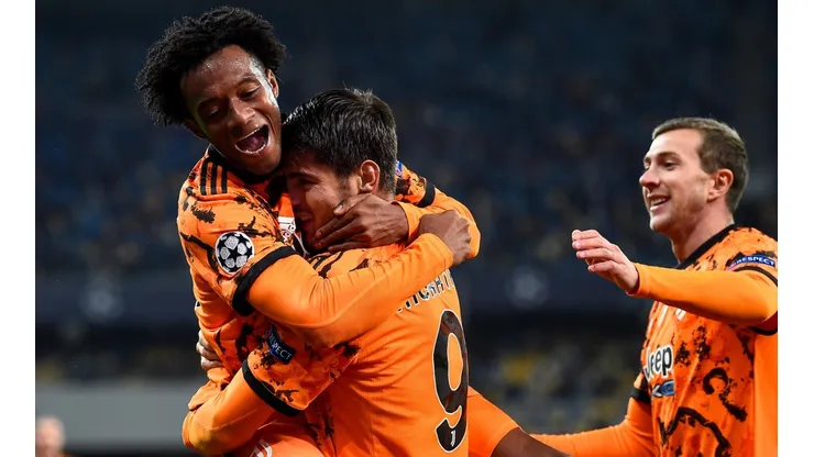 Juan Guillermo Cuadrado y Álvaro Morata en la Juventus.