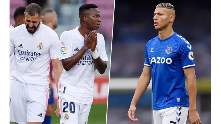 Richarlison defendió a Vinícius y cruzó a Benzema en Instagram