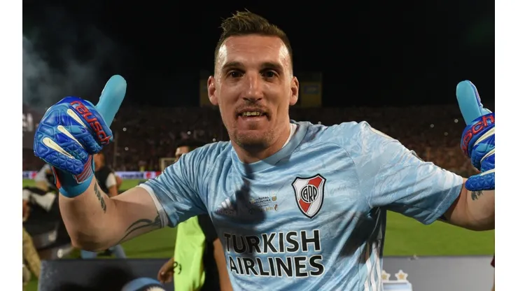 Franco Armani, portero de River Plate y la Selección Argentina.