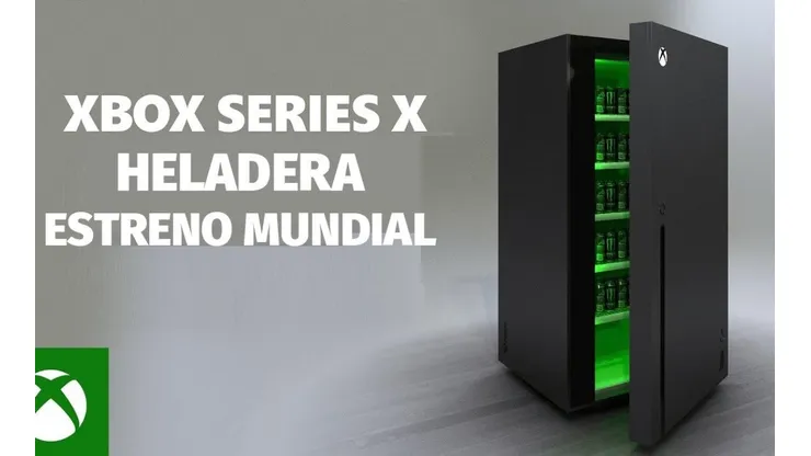 ¿Cuál meme? Xbox presentó su heladera de edición limitada con forma de Xbox Series X