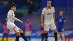 Sevilla y Rennes empataron en la primera jornada de la Champions League. Ahora se encuentran en la segunda jornada en el Estadio Ramón Sánchez Pizjuán. (Foto: Getty Images).