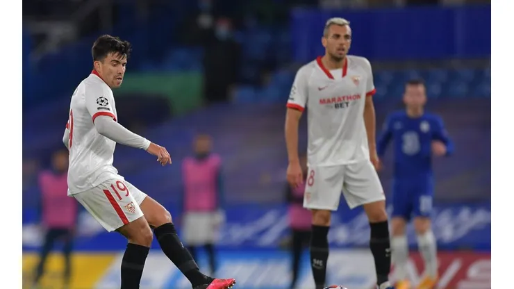 Sevilla y Rennes empataron en la primera jornada de la Champions League. Ahora se encuentran en la segunda jornada en el Estadio Ramón Sánchez Pizjuán. (Foto: Getty Images).