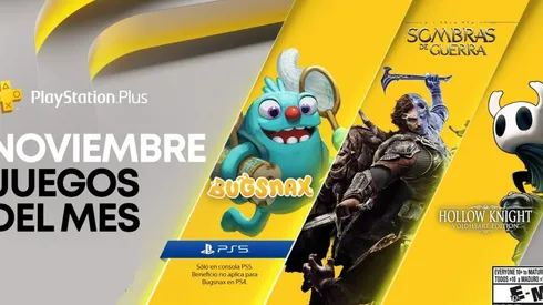 Sony presenta los juegos de PS Plus de noviembre ¡Primer juego gratuito de PS5!
