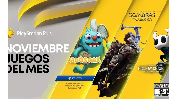 Sony presenta los juegos de PS Plus de noviembre ¡Primer juego gratuito de PS5!