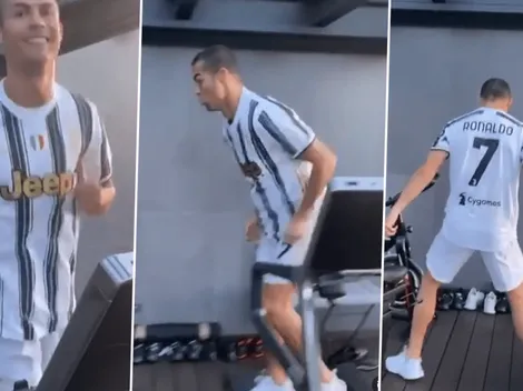 Video: Cristiano Ronaldo está como loco por el Juventus vs Barcelona