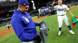 Julio Urías y Víctor González, campeones de la Serie Mundial