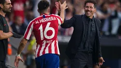 Diego Simeone elogió el partido de Héctor Herrera.