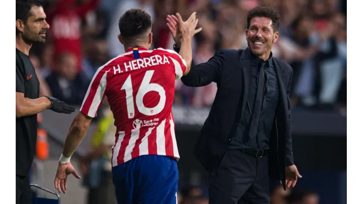 Diego Simeone elogió el partido de Héctor Herrera.