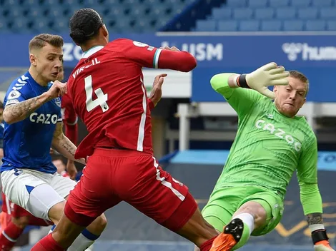 El duro momento que Pickford vive luego de lesionar a Van Dijk