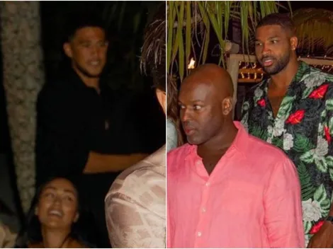 Dos estrellas NBA vistos de fiesta en una isla privada