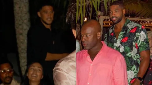 Dos estrellas NBA vistos de fiesta en una isla privada