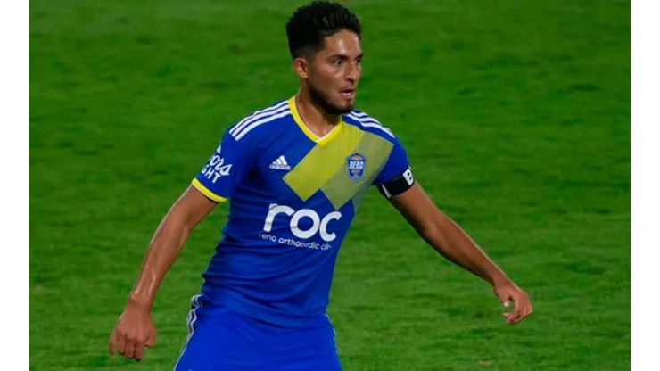 Sergio Rivas es futbolista del Reno 1868, en Estados Unidos.
