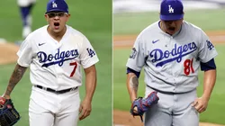 Julio Urías y Víctor Gonzáles