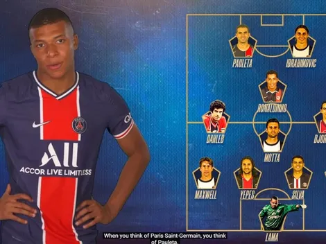 Mbappé armó su XI histórico del PSG... ¡y eligió a Mario Alberto Yepes!