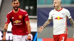 Manchester United vs. RB Leipzig juegan por la fecha 2 de la Champions League este miércoles (Getty Images).