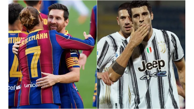 Barcelona vs. Juventus juegan por la fecha 2 de la Champions League este miércoles (Getty Images).