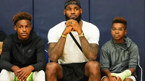 Broony, LeBron y Bryce James