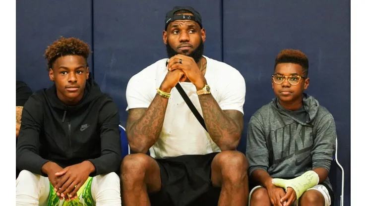 Broony, LeBron y Bryce James