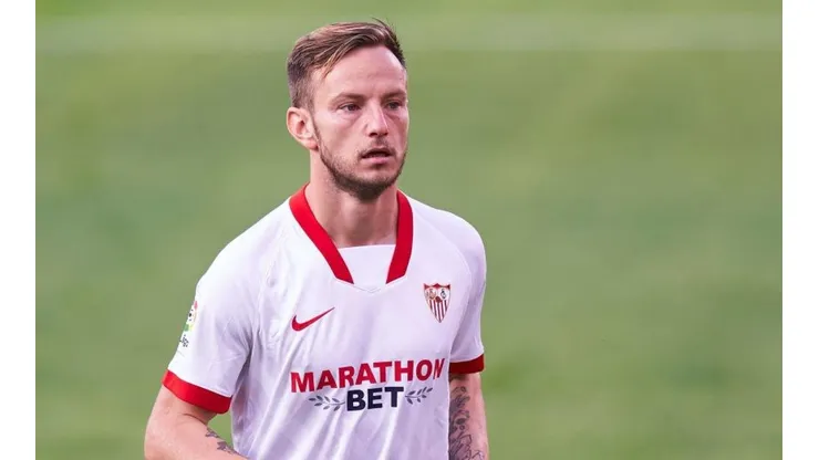 Ivan Rakitic con la casaca del Sevilla